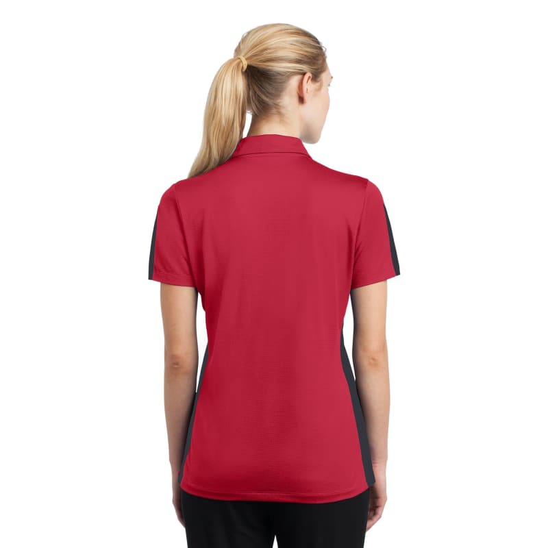 Sport-Tek Women's PosiCharge Active Textured Colorblock Polo. 23