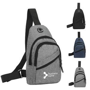 Stylish Crossbody Sling Backpack ( 13" X 6.5" X 2.5" ) 3