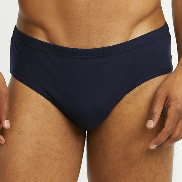 Men's Bikini Briefs - Large Assorted Solids 3 Pack 2