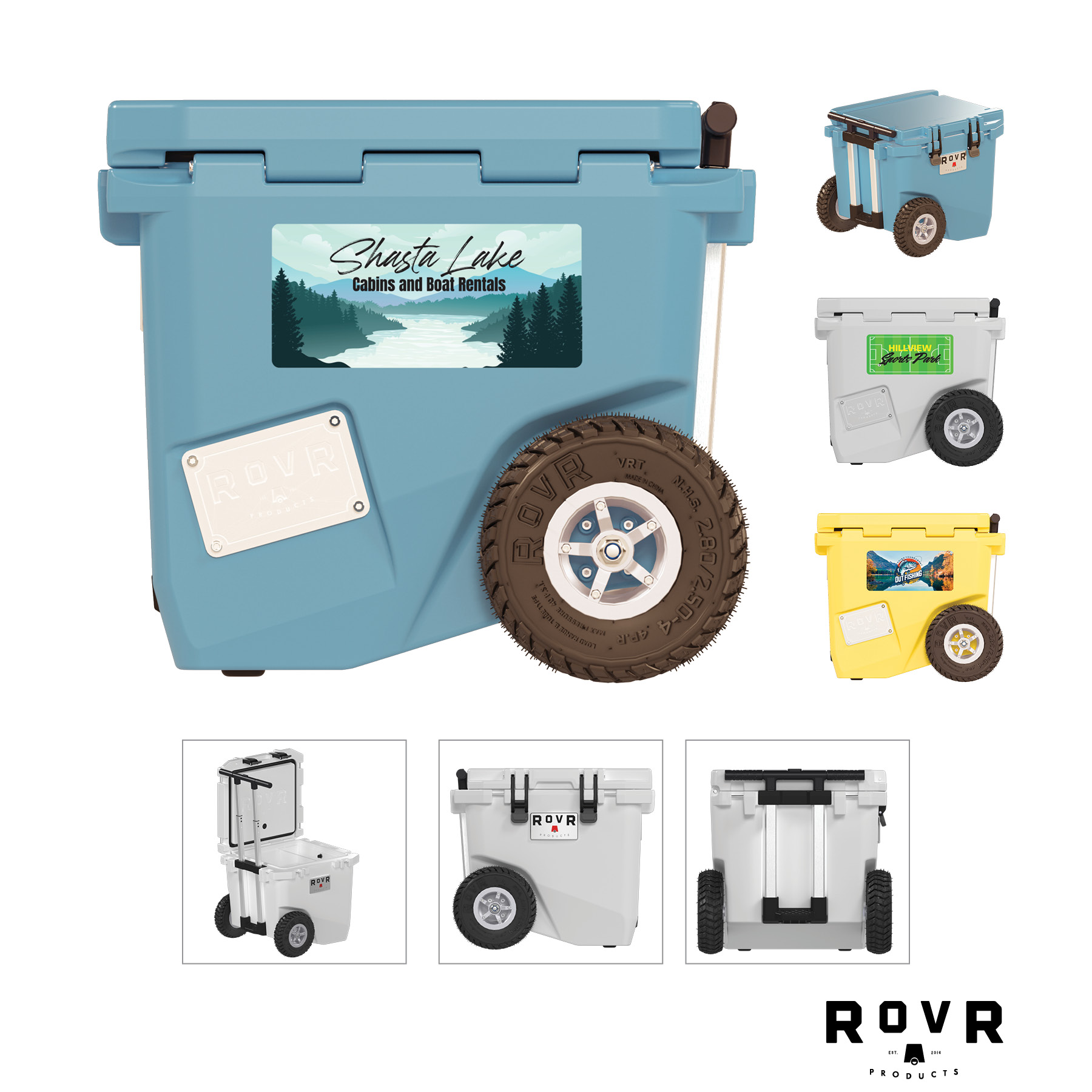 RovR® RollR® 45qt Wheeled Hard Cooler 8