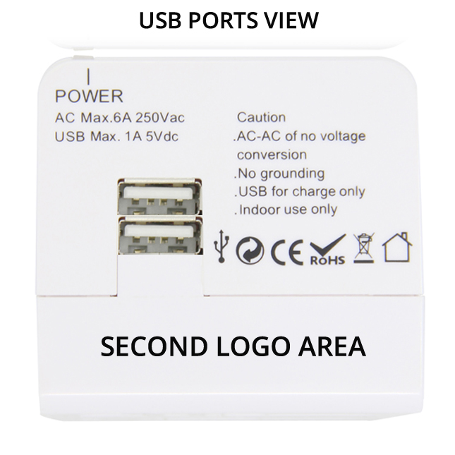 Dual USB Power Travel Adapter 1