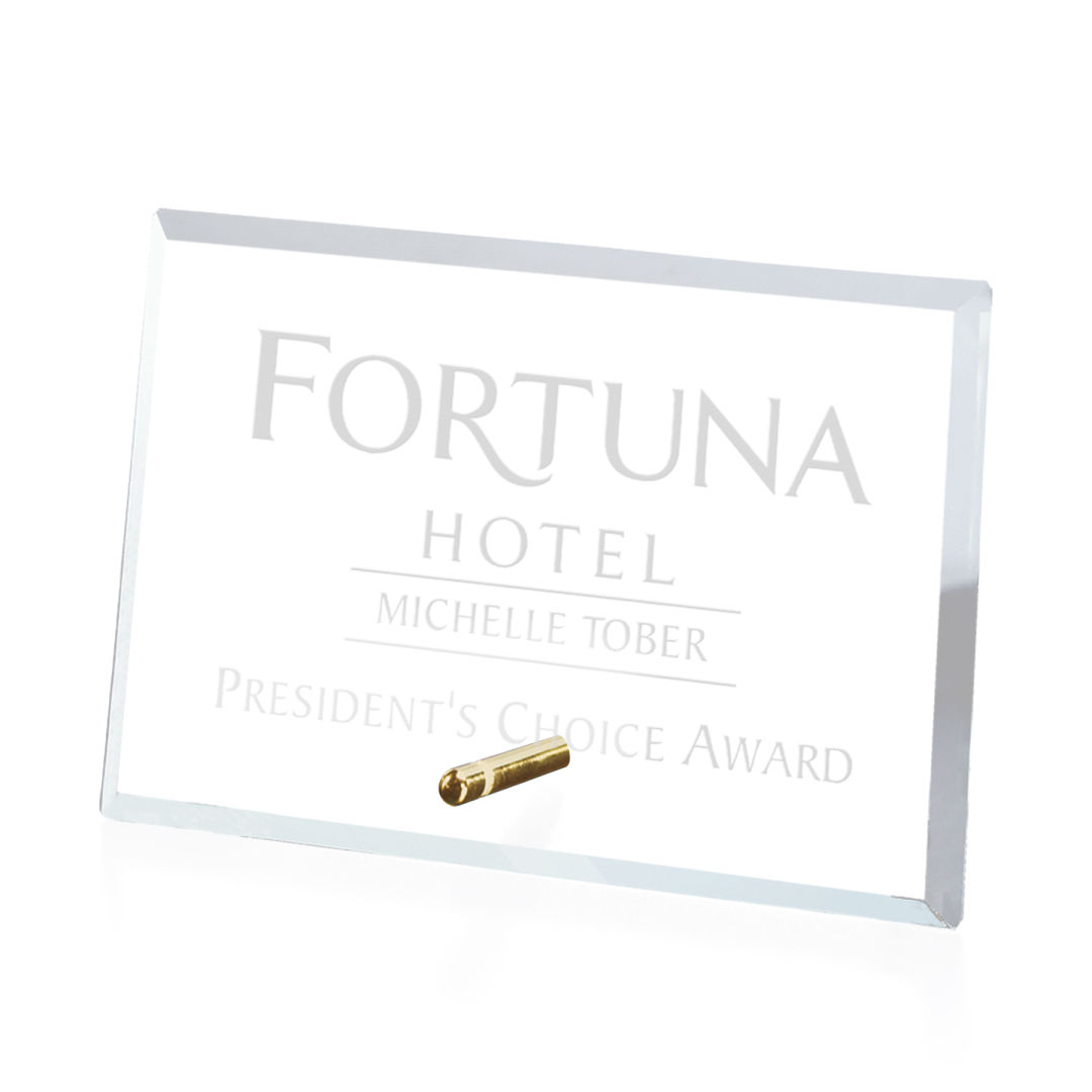 Windsor Rectangle Horizontal Award - Gold 1