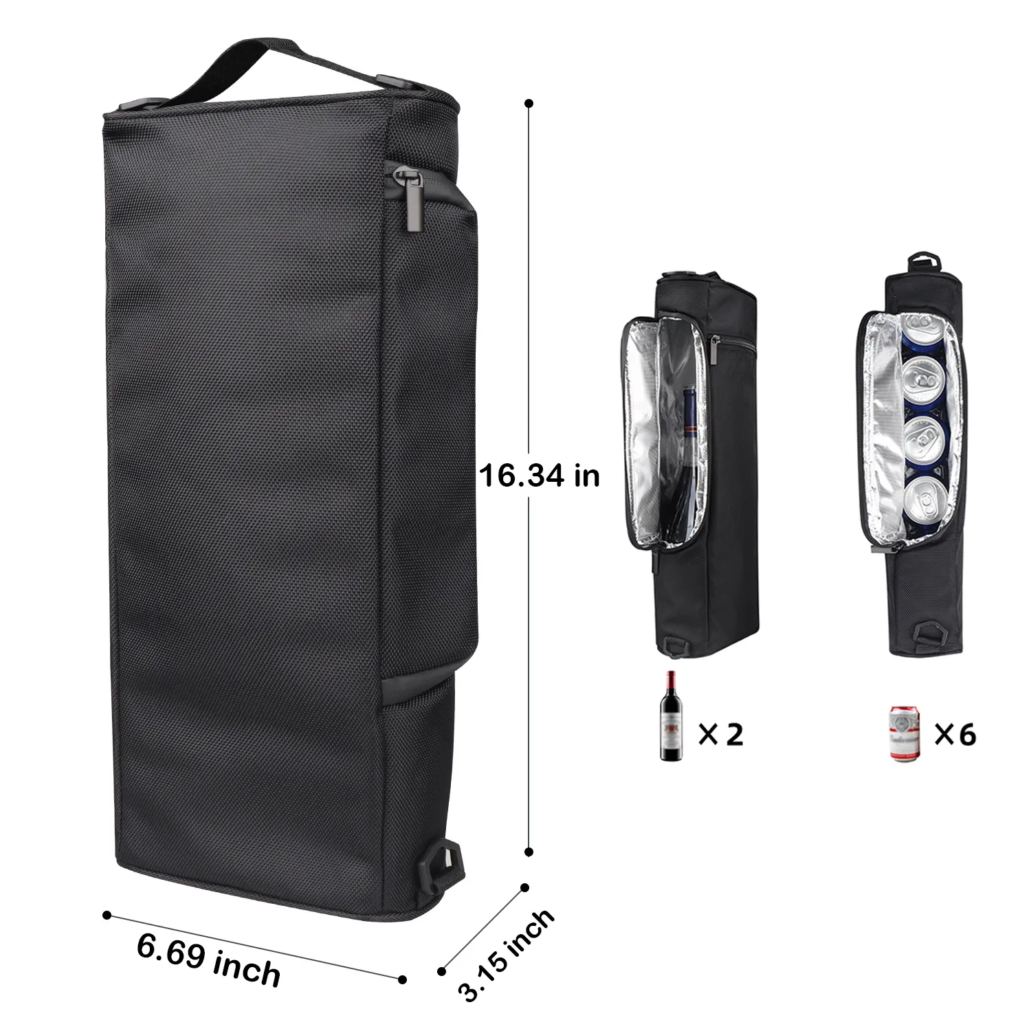 Portable Golf Beer Sleeve Cooler Bag 2