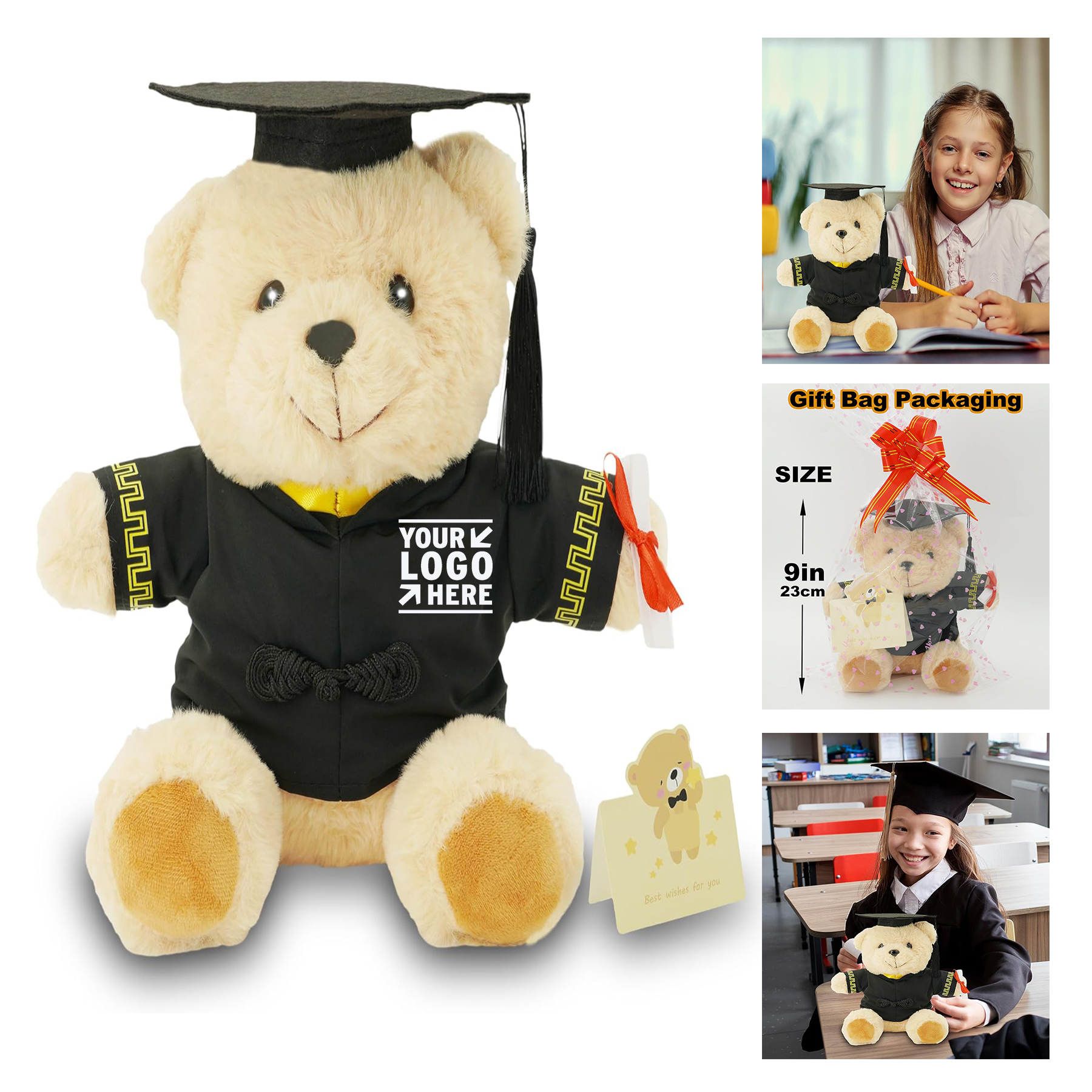 Graduation Plush Bear Toy