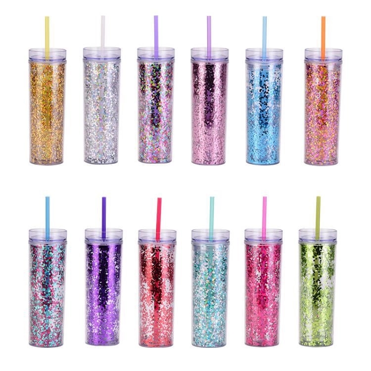 Tumbler With Reusable Straw 16Oz 3