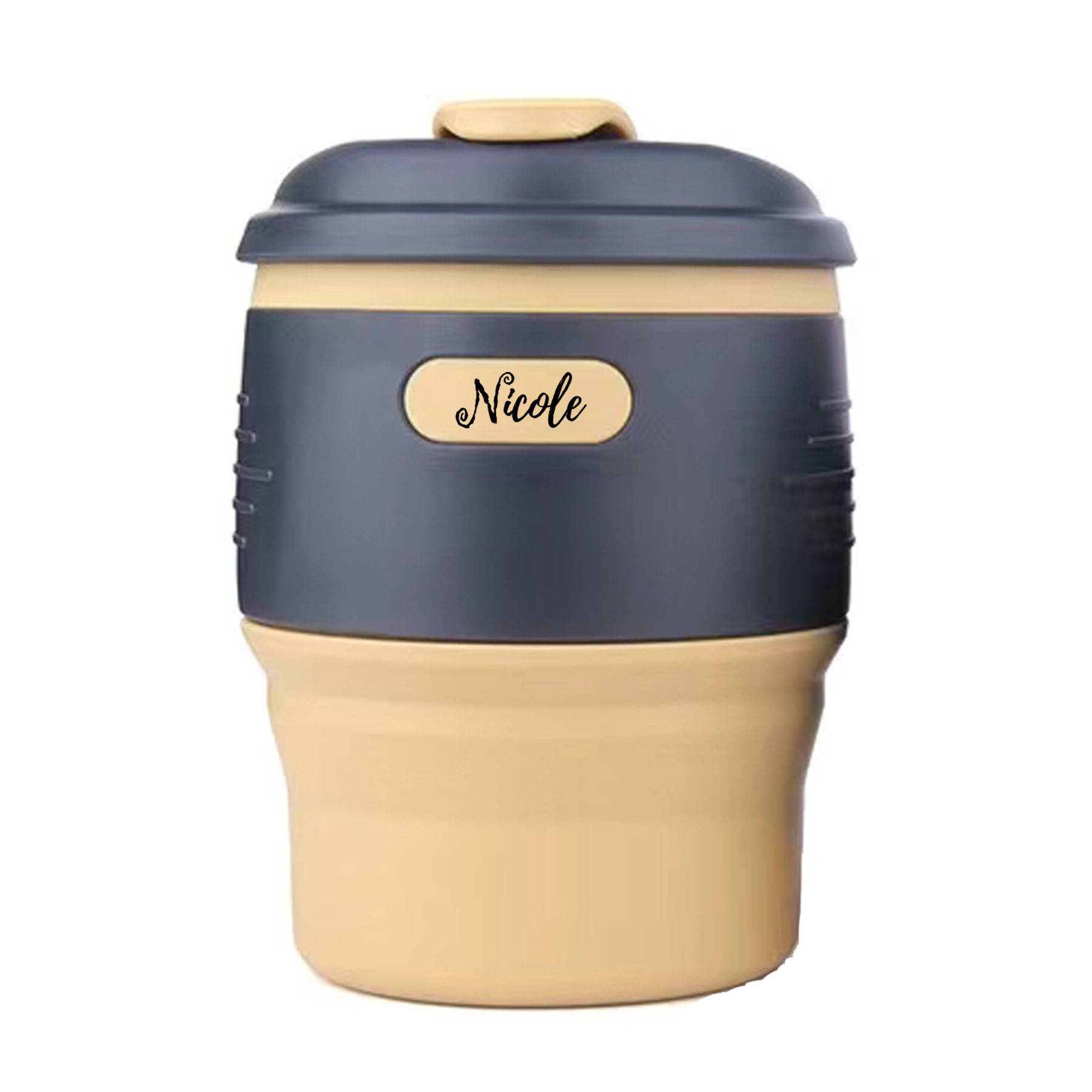 Portable Silicone Collapsible Travel Coffee Mug 1