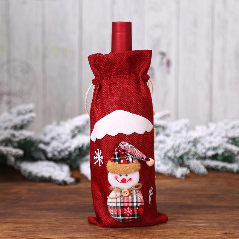 Christmas Wine Bottle Cover 4
