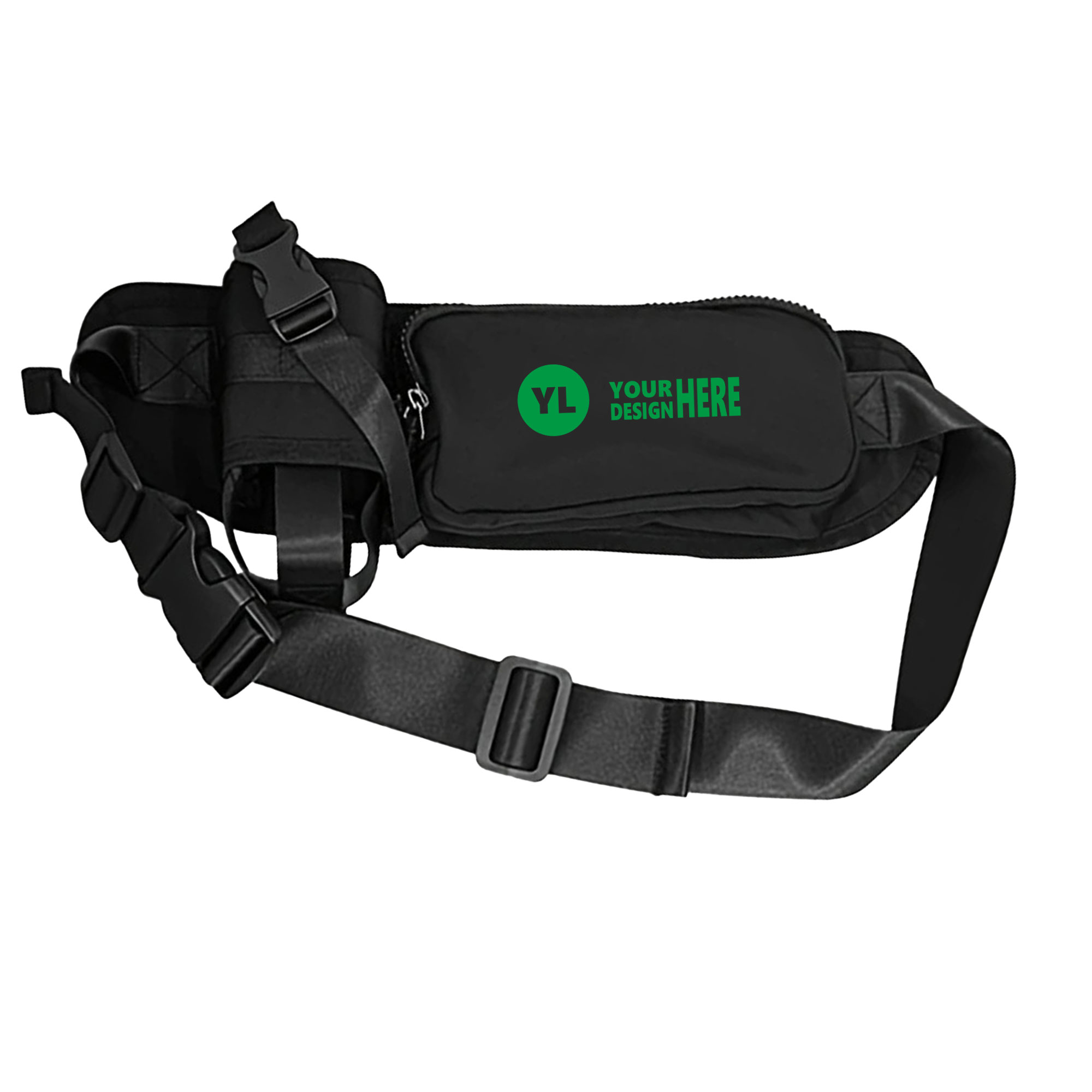 Sports Waist Pack With Water Bottle Holder 2