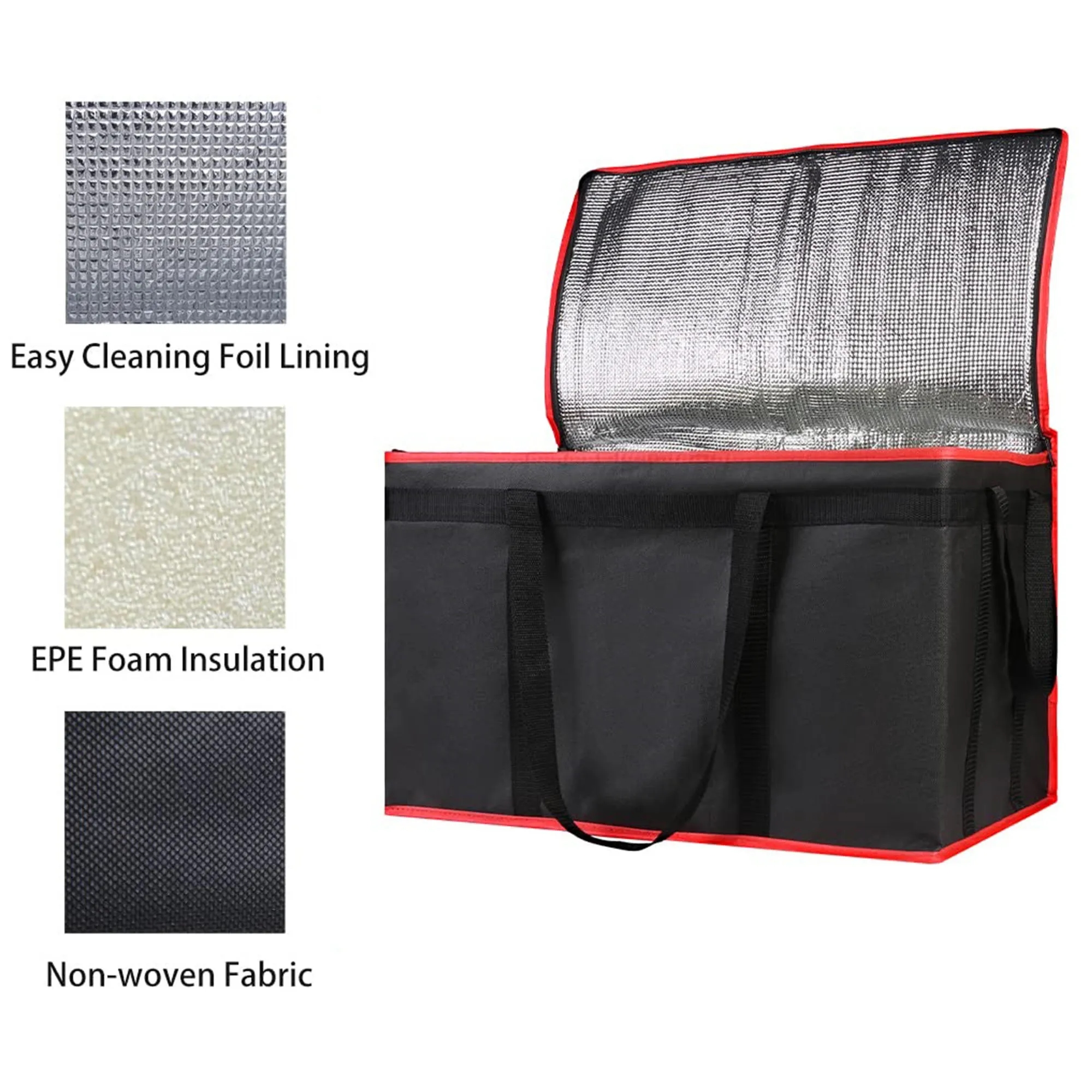 Large Insulated Grocery Tote Bag 1