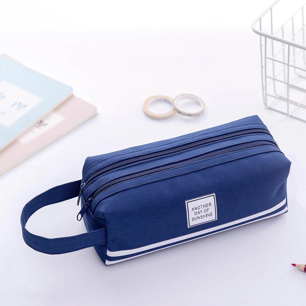 Large Oxford Waterproof Pencil Case 3