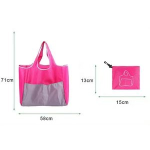 Foldable Beach Bags, custom tote bag with logo imprint 4