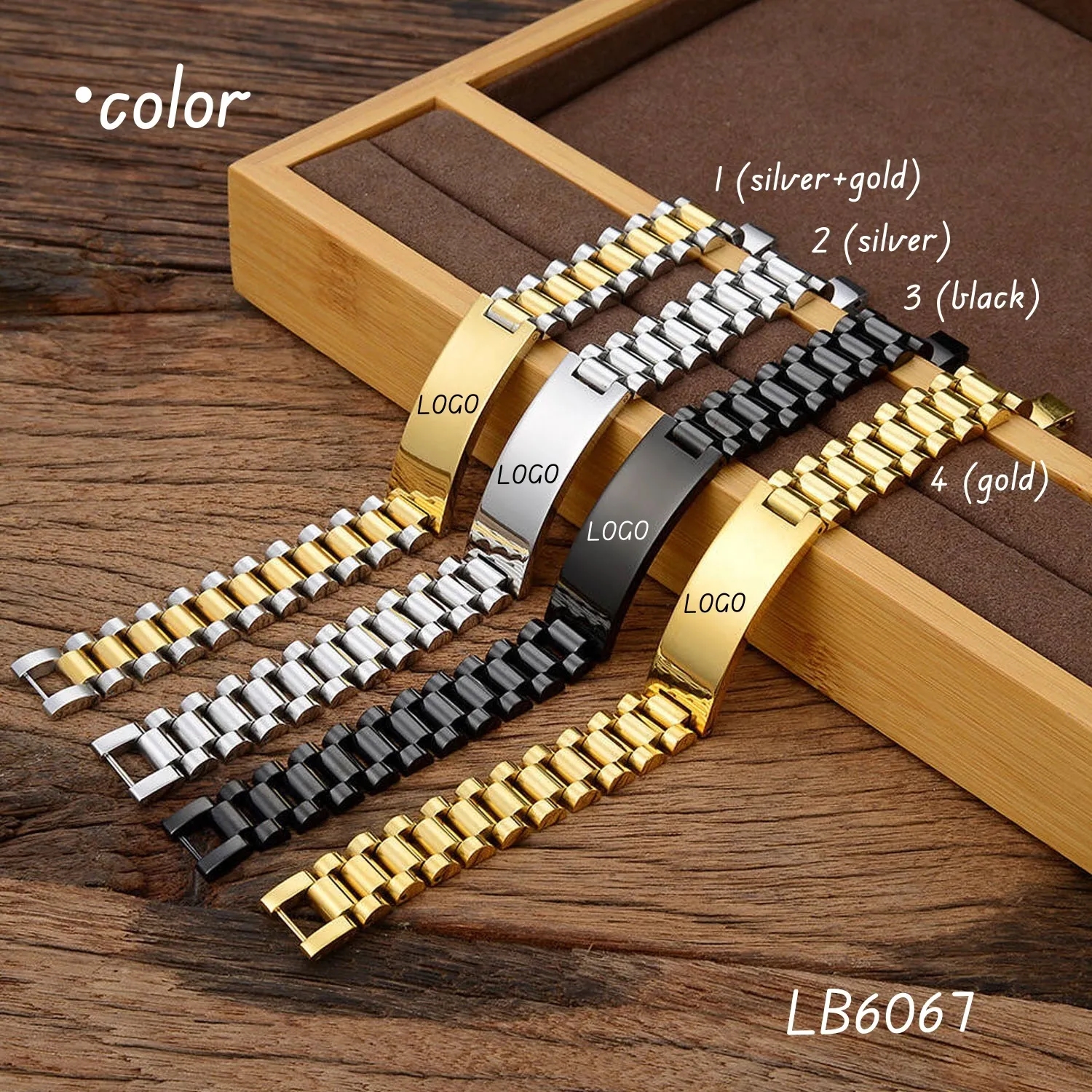 Custom Stainless Steel Bracelet for Men 5