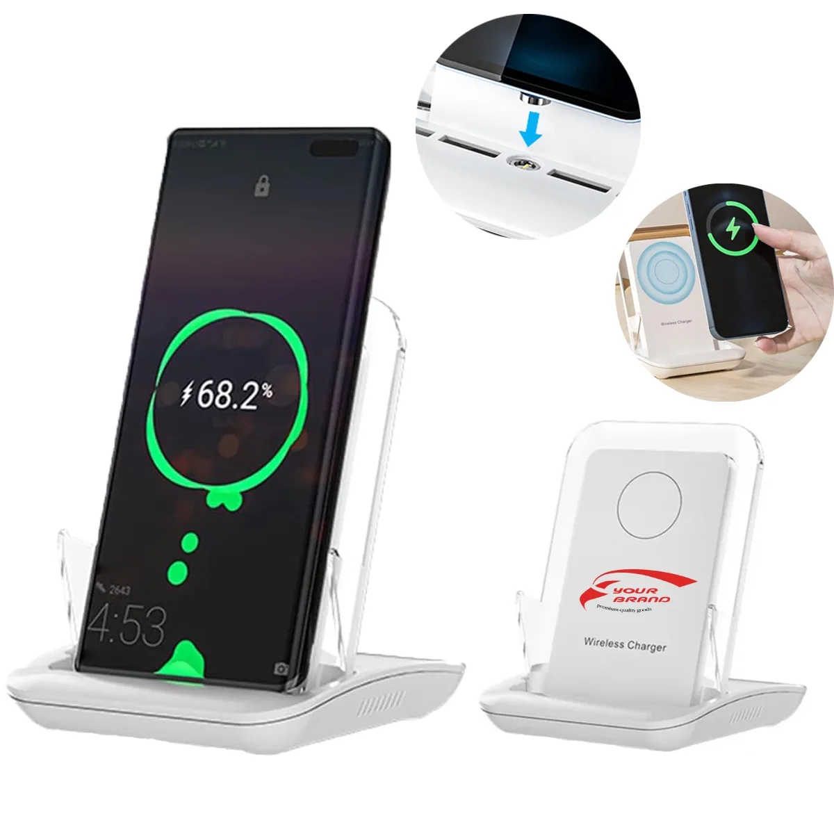 Magnetic Flash Amplification Wireless Phone Charger Holder 6