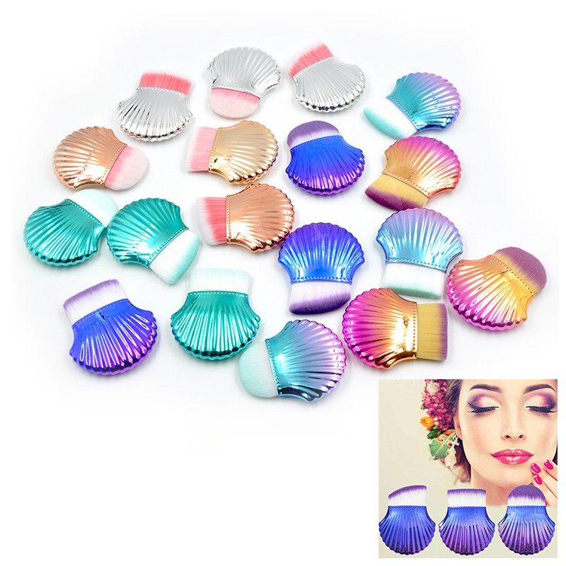 Colorful Shell Cosmetic Brush 2