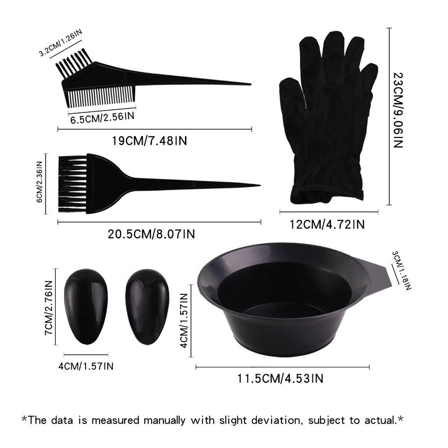 7-Piece Set Hairdressing Accessories Kit 2