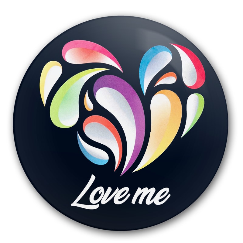 4 Inch Round Custom Buttons 12