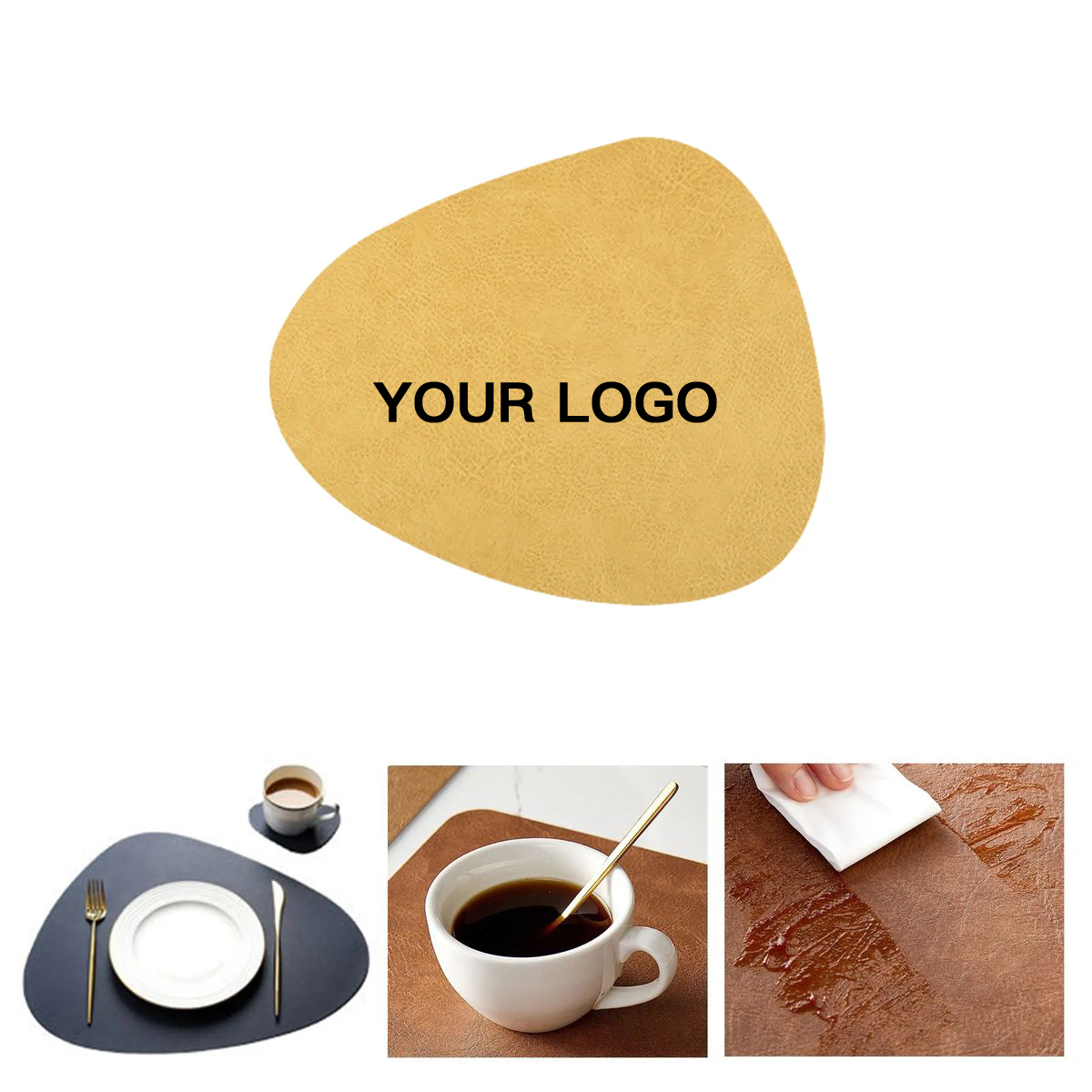 Insulated Drink Coaster with Textured Surface 8