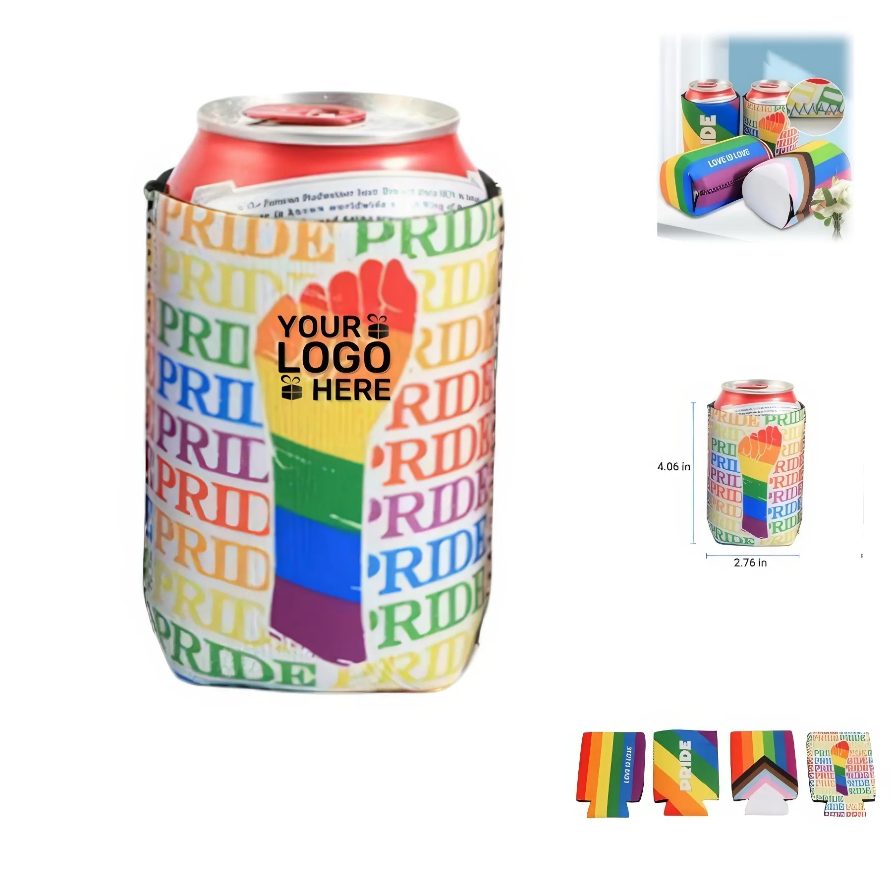 Beer Insulated Cup Sleeve, custom koozie with logo imprint 2