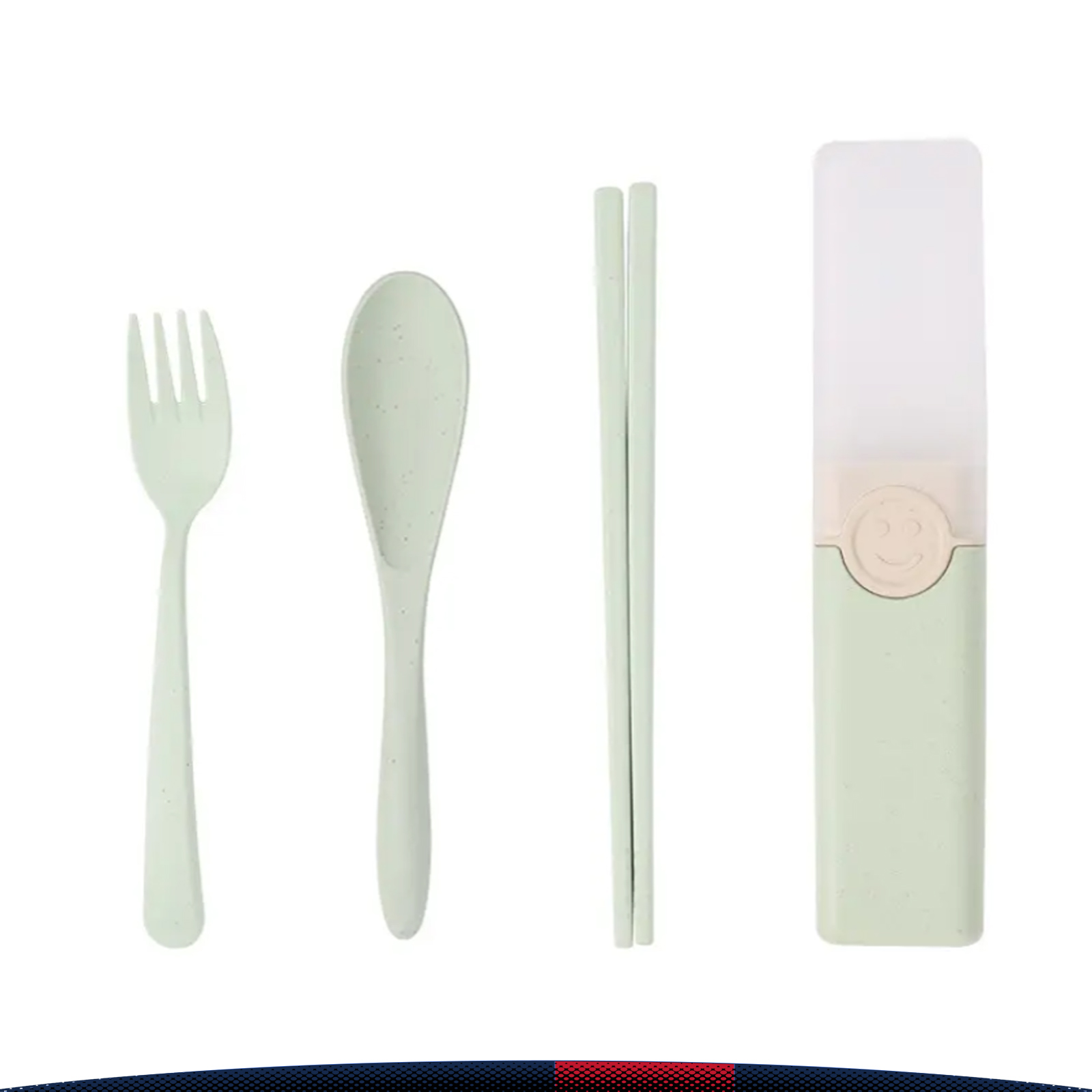 Vetraza 3-Piece Wheat Straw Cutlery Set 5