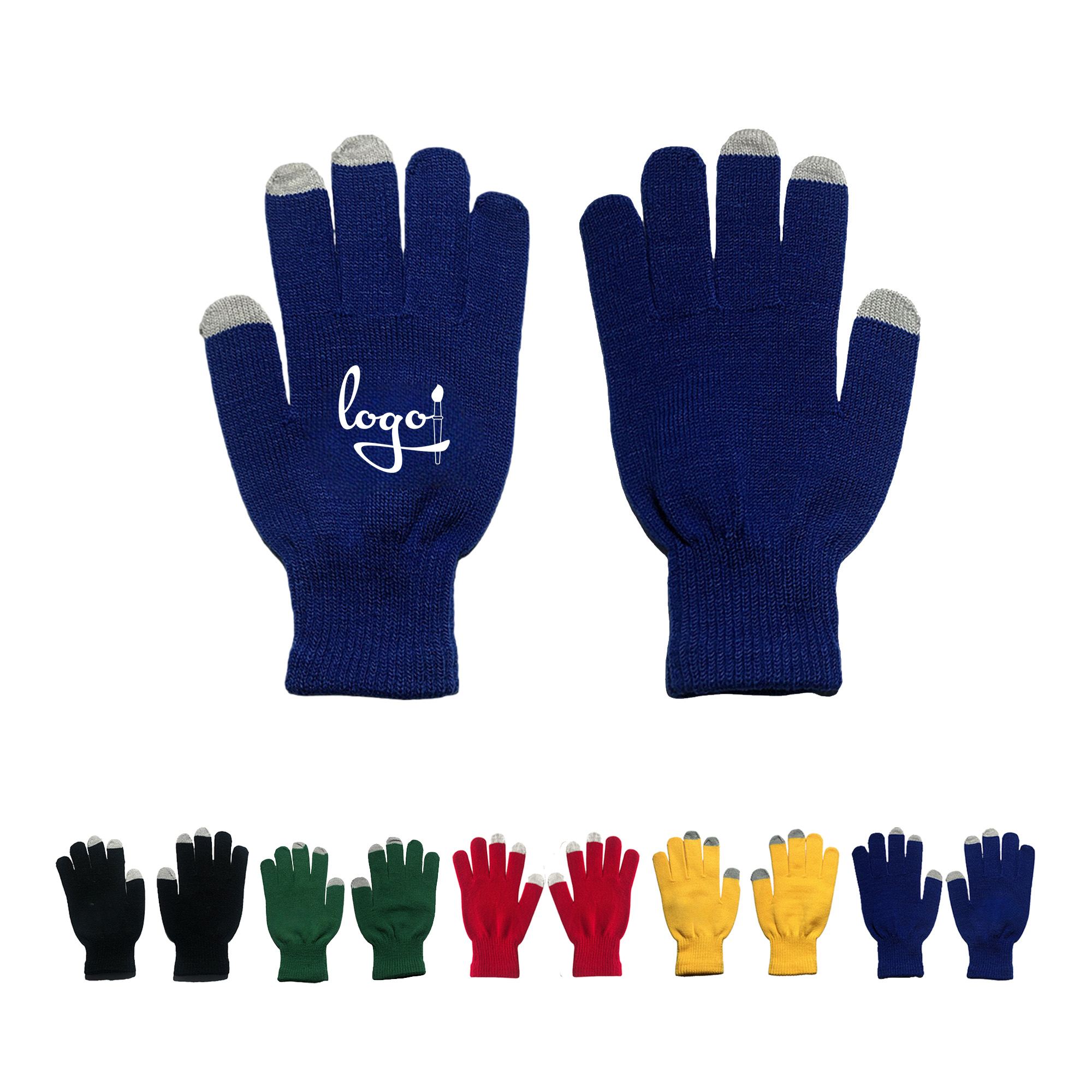 Winter Knitted Acrylic Touchscreen Gloves 4