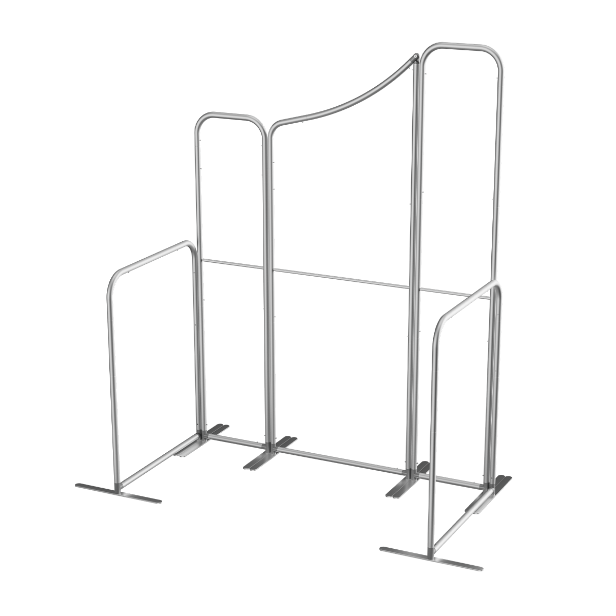 NEW MagLock Sloped Open Fabric Display Kit E - 6.6'x8' 3