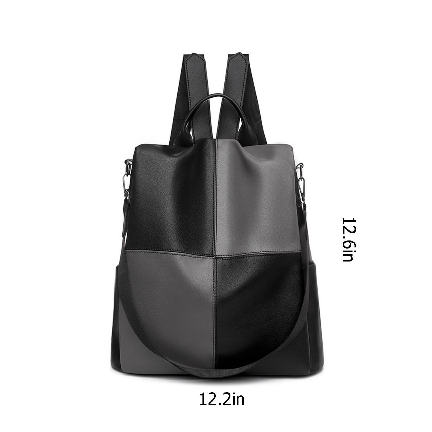 Soft PU Leather Shoulder Bag Backpack 2