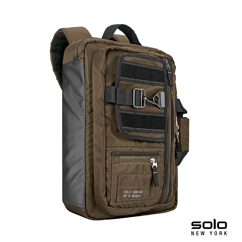 Solo New York Zone Briefcase Backpack Hybrid 24