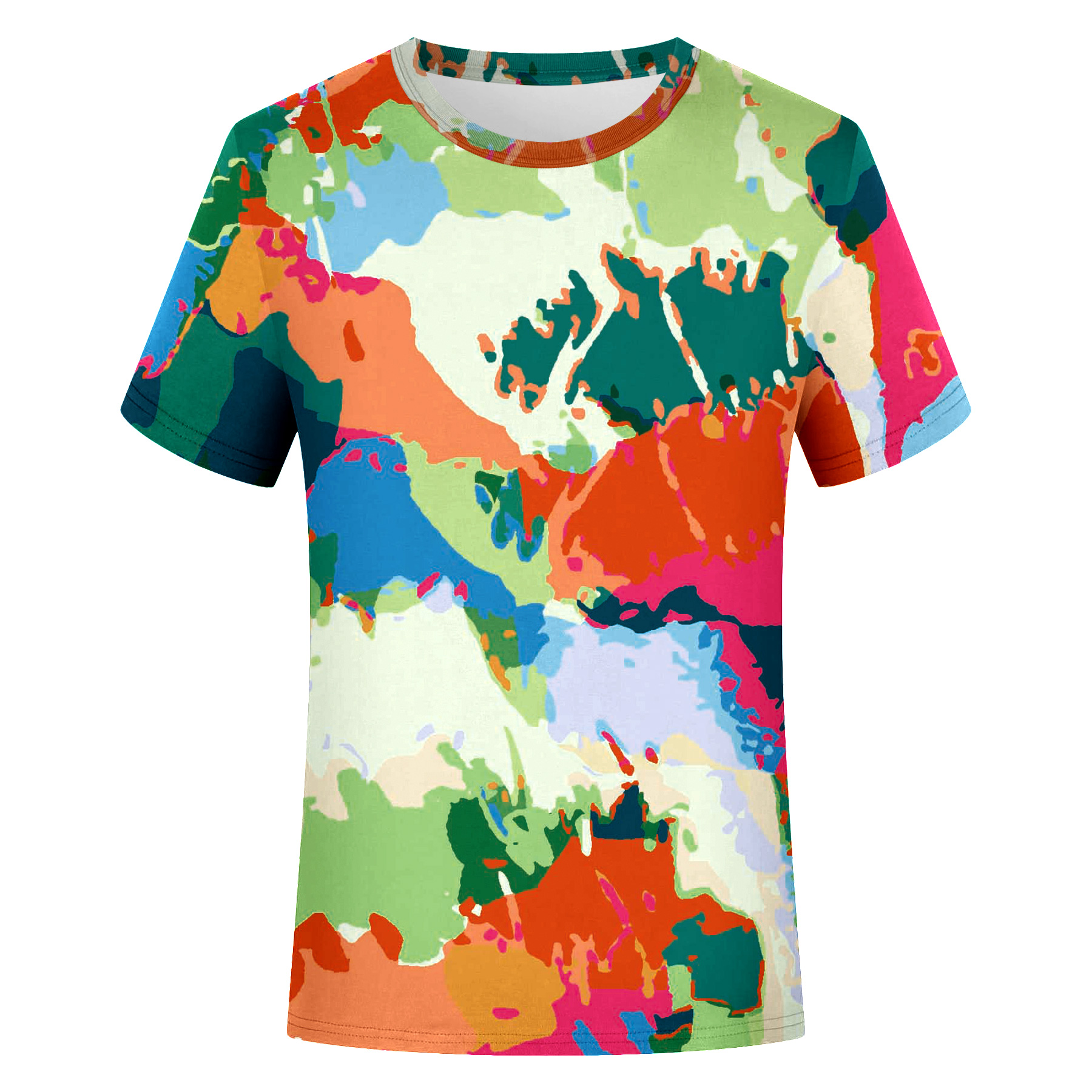 Custom Full Color 3D Printing T-Shirt 2