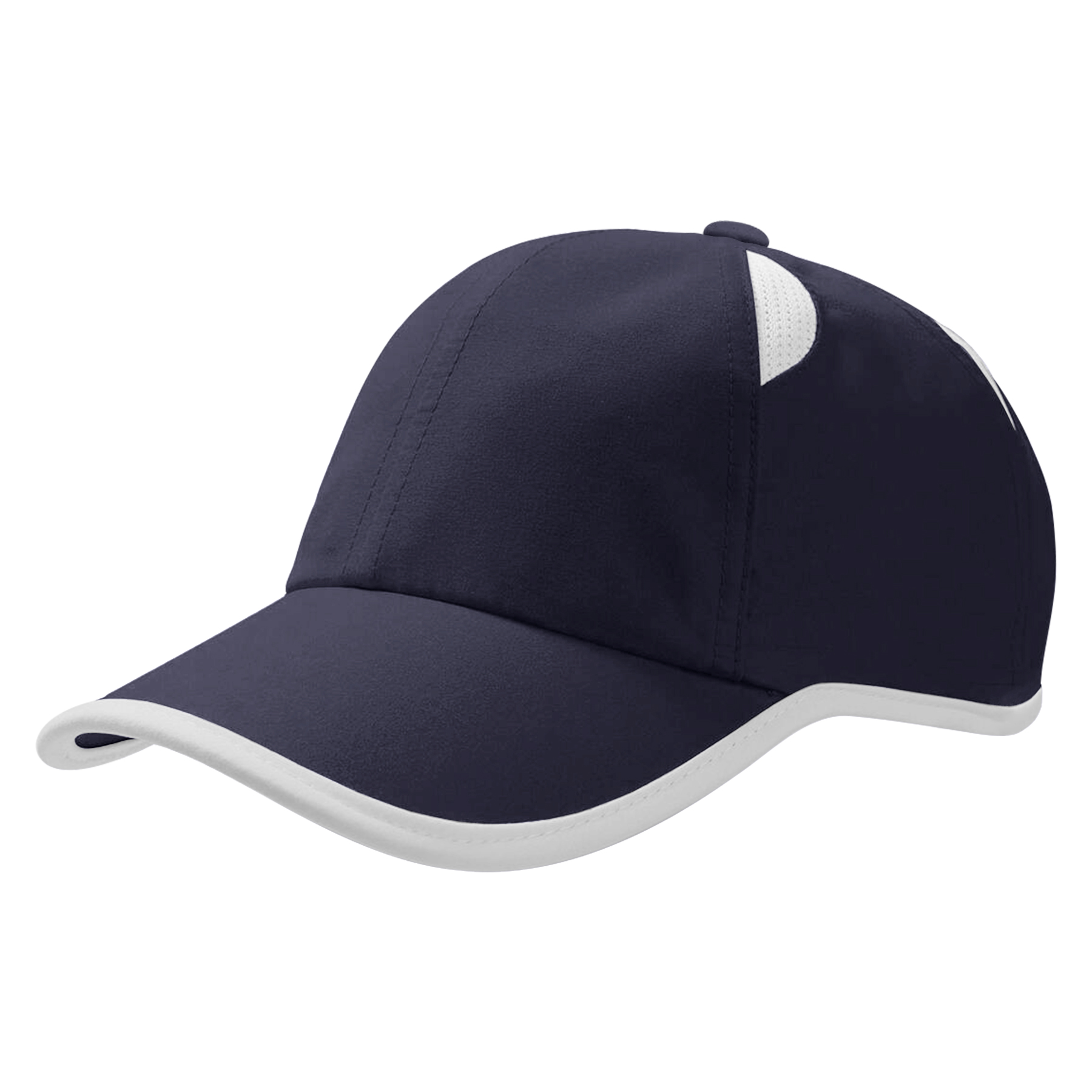 Embroidery Quick Dry Polyester Baseball Cap With Mesh Eyelets 8