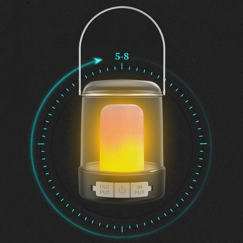 LED Camping Lantern Rechargeable Tent Light w/ Hanging Hook 5