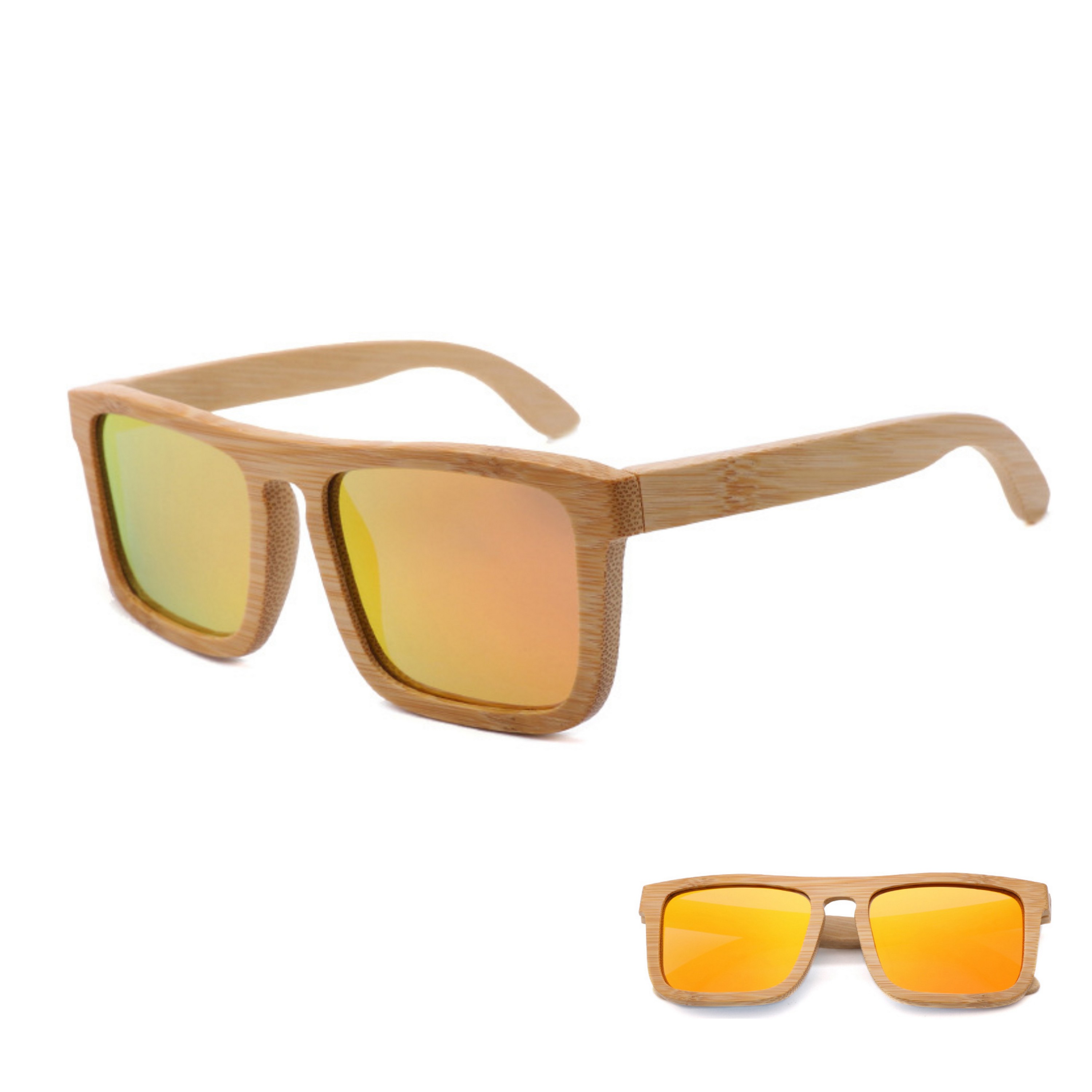 Bamboo Frame Polarized Sunglasses 3
