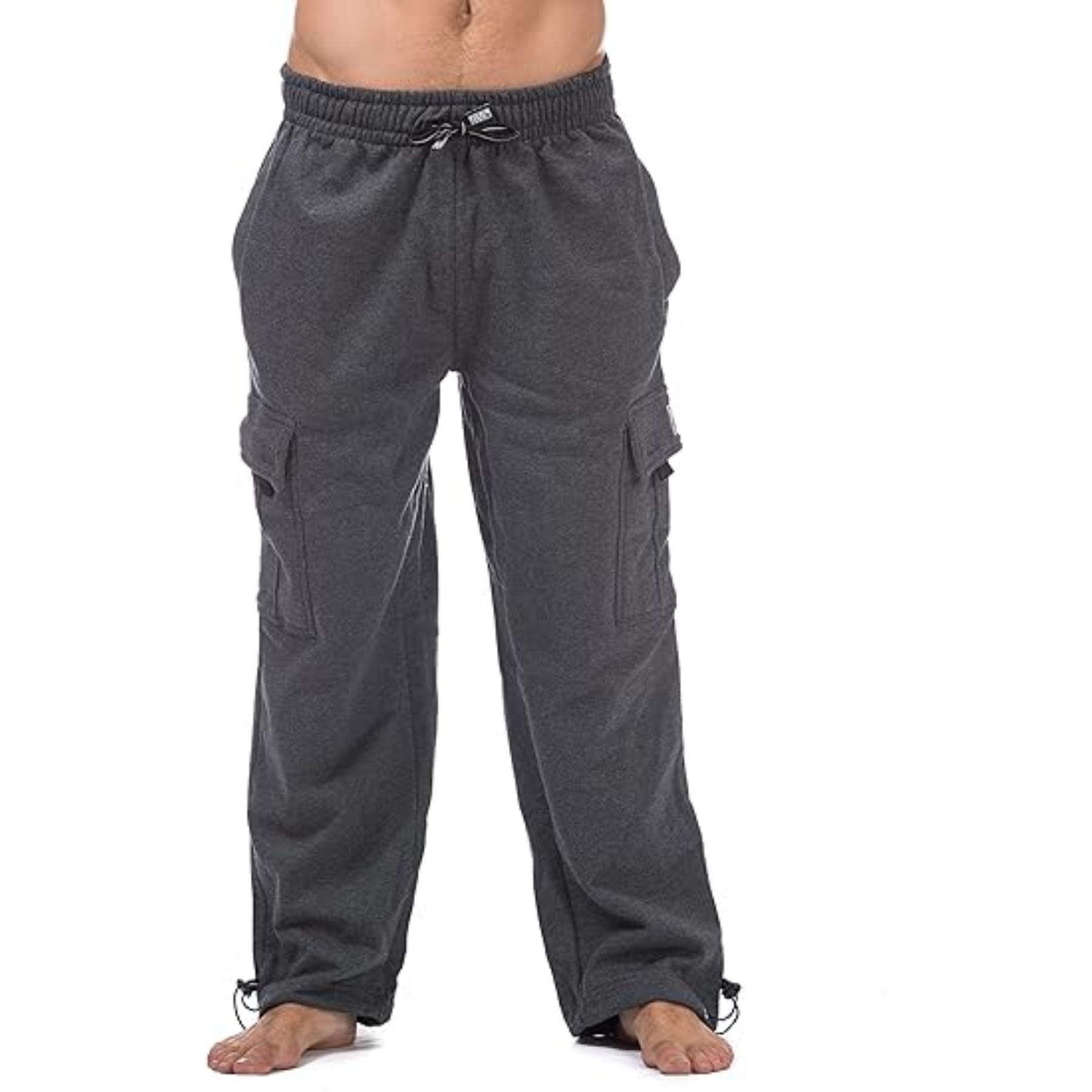 Men's Heavyweight Fleece Cargo Pants 7