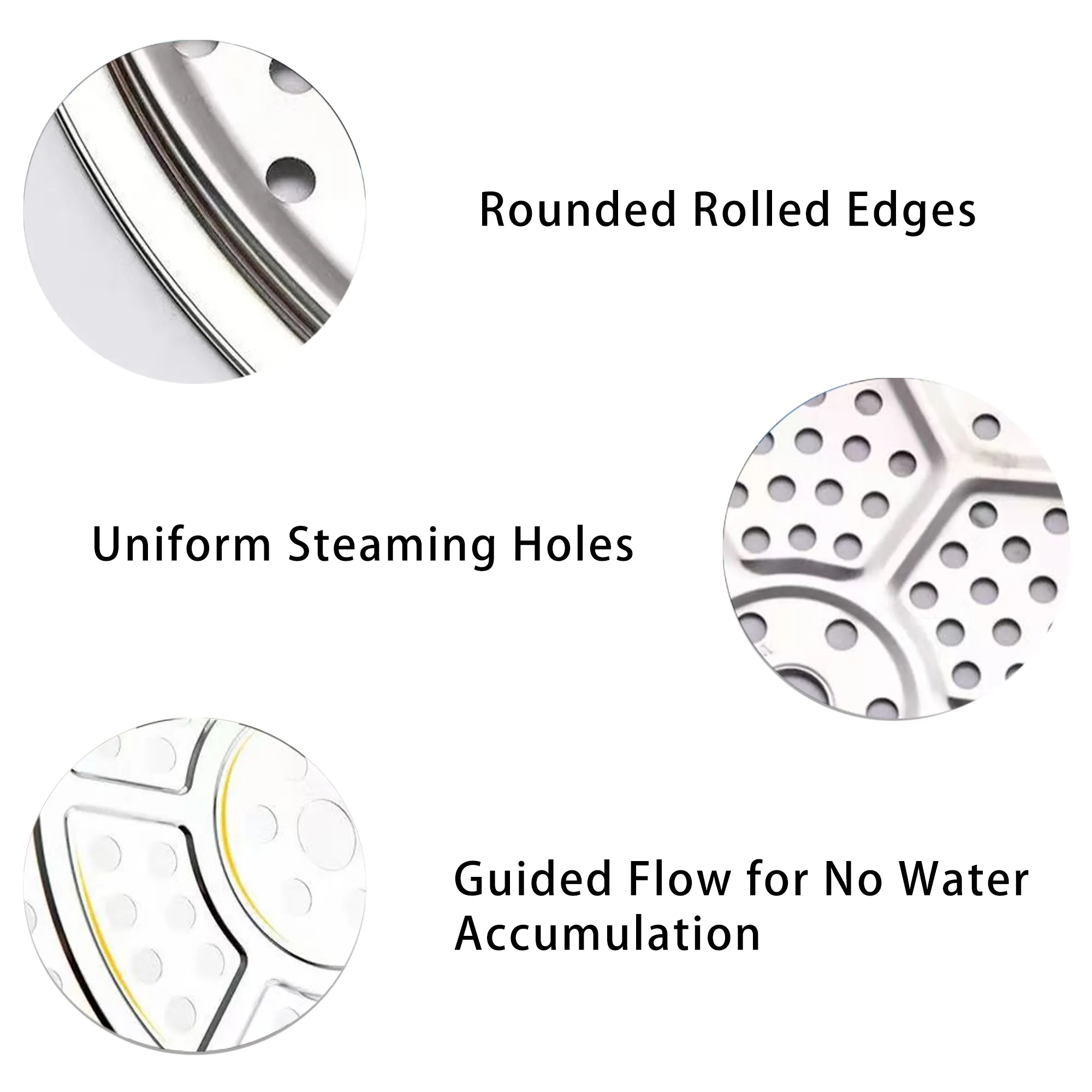 Stainless Steel Thickened Steaming Rack 5
