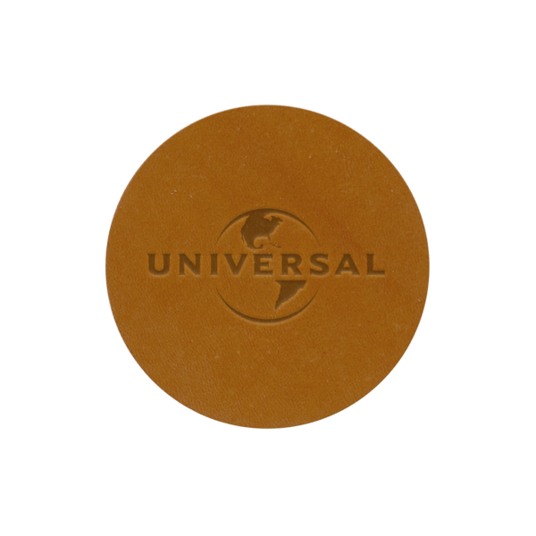 2 1/2" Leather Circle Patch 6