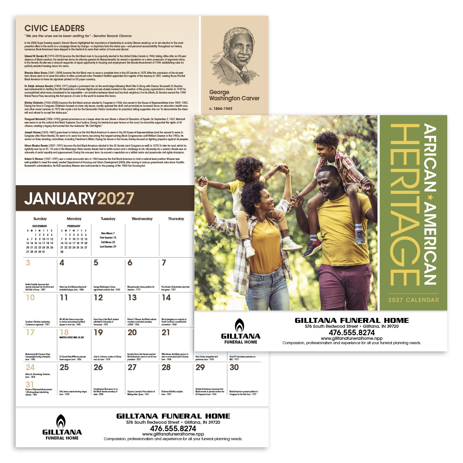 Triumph® Calendars African-American Heritage: Family Calendar 46