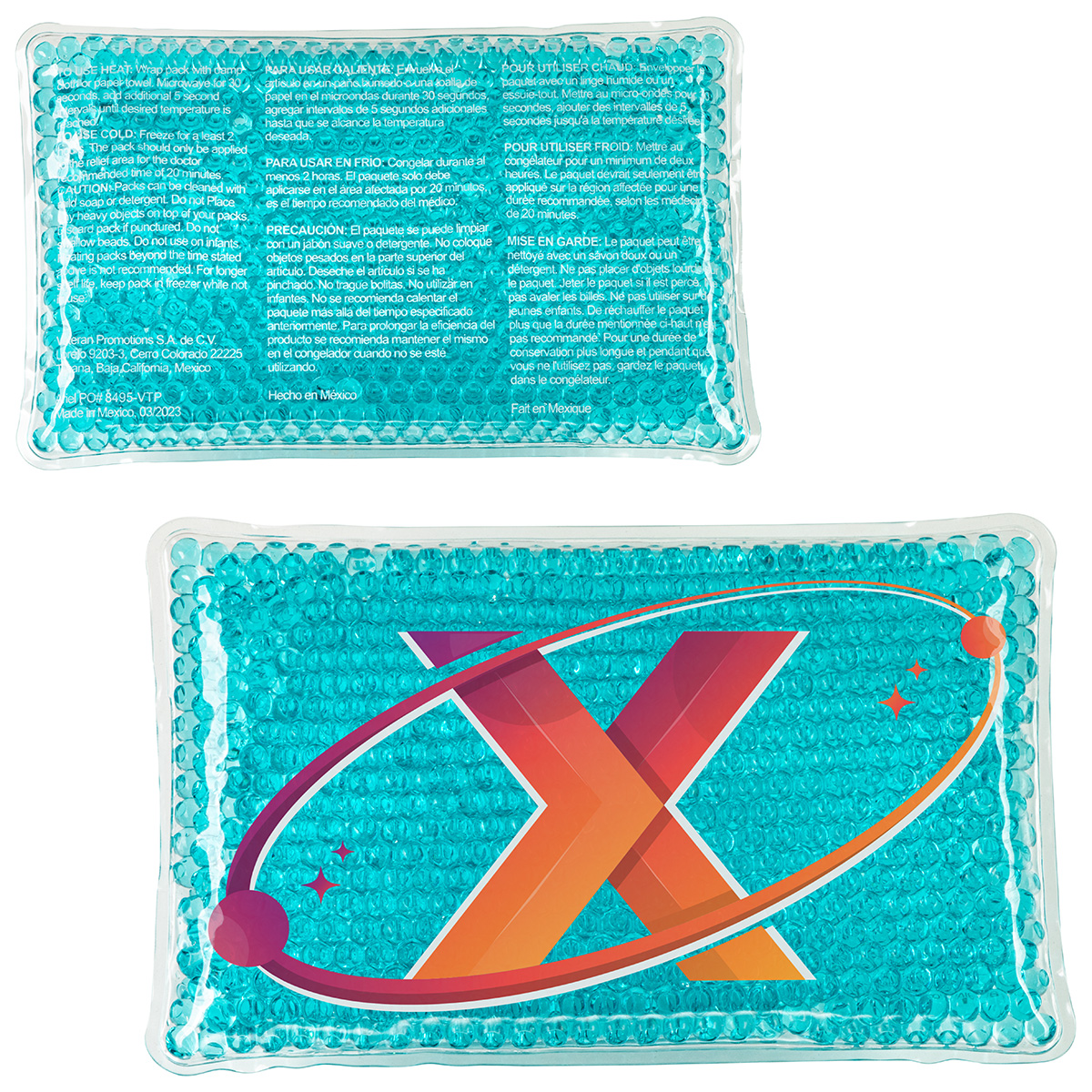 Full-Color Aqua Pearls™ Hot/Cold Pack 28