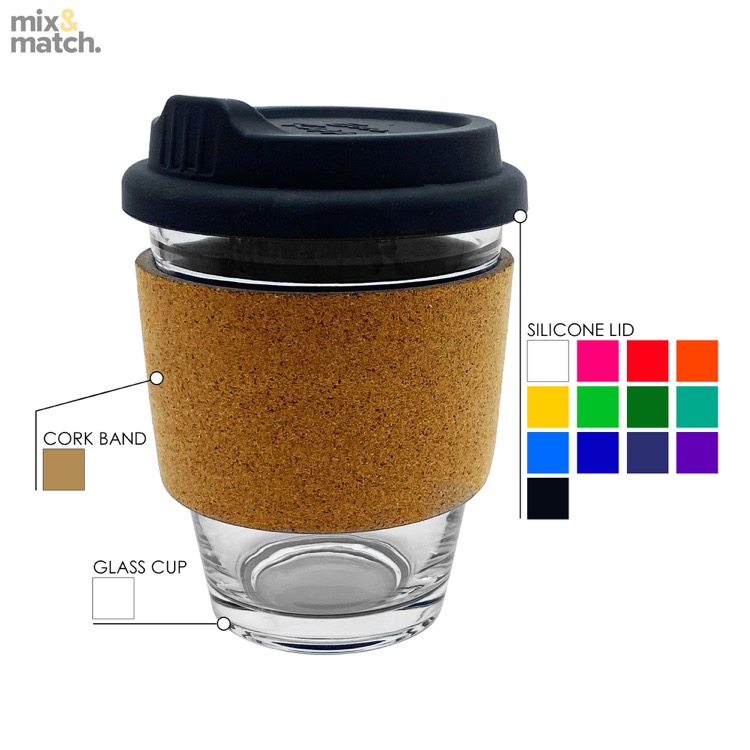 Jelly Party Mix in Cork Band Glass Coffee Cup 2