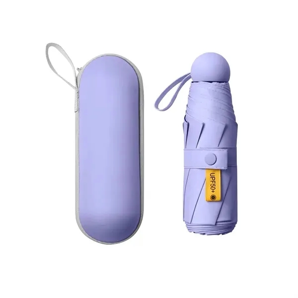 Compact UV-Protective Folding Umbrella with Case 6