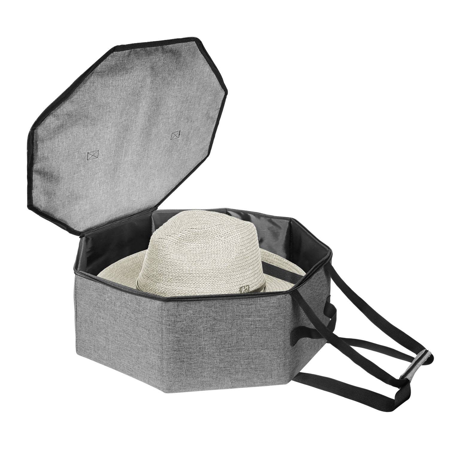 Foldable Hat Storage Bin W/ Lid 3