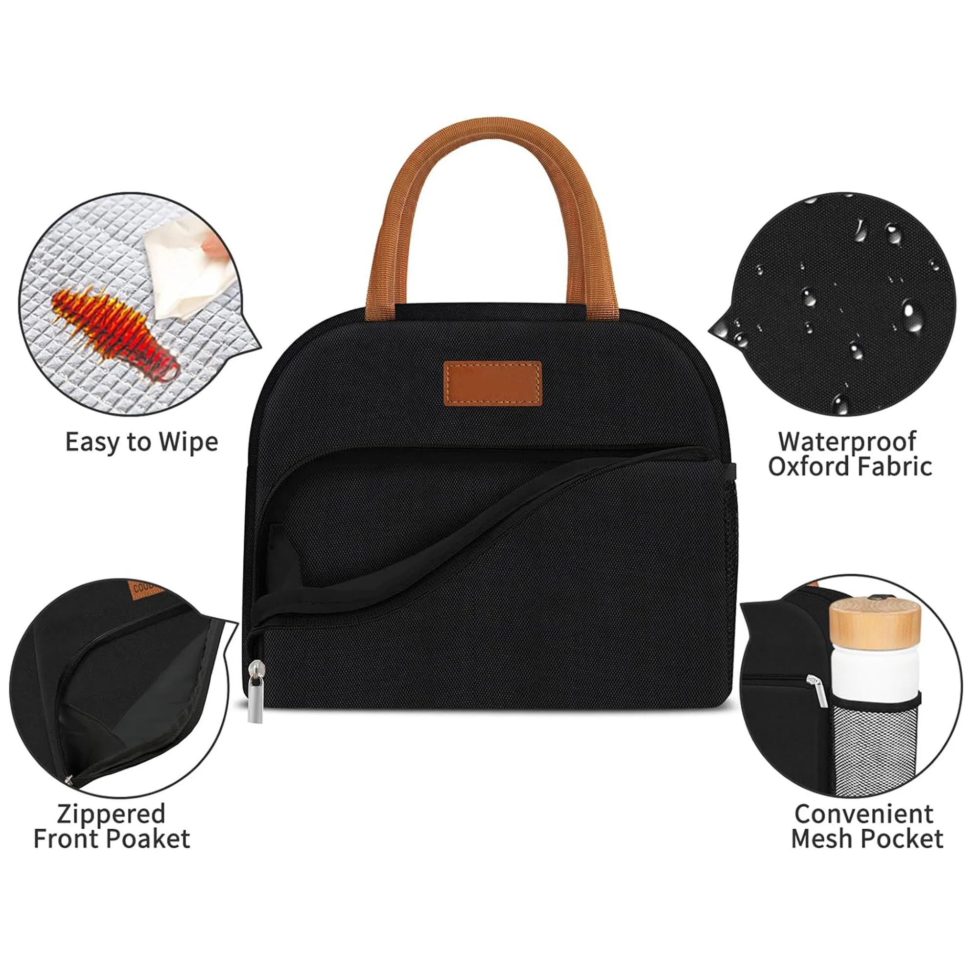 Insulated Cooler Lunch Bag 12