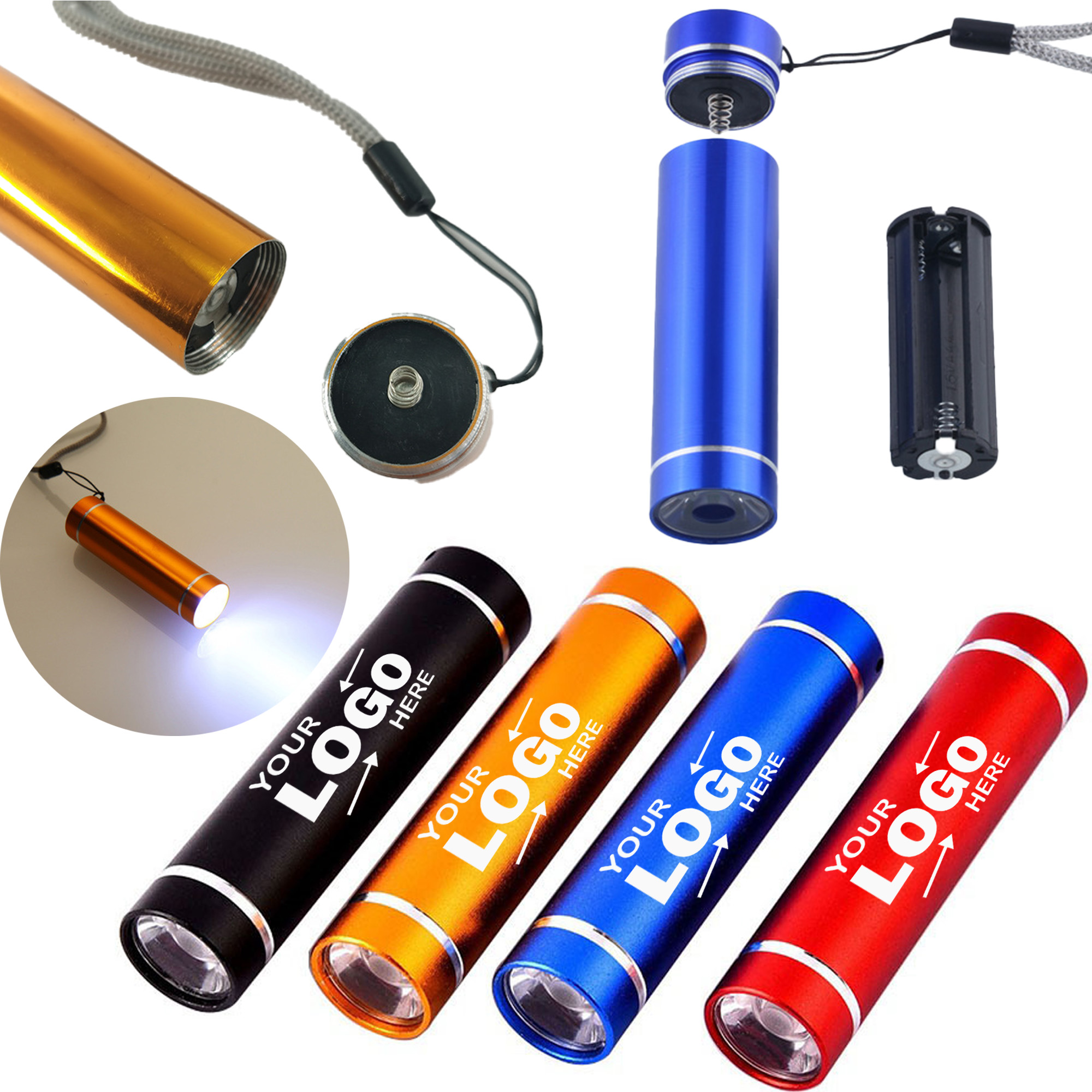 Durable LED Aluminum Alloy Flashlight 2