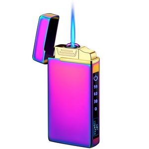 3 In 1 Dual E Arc Jet Lighter With Flashlight 25