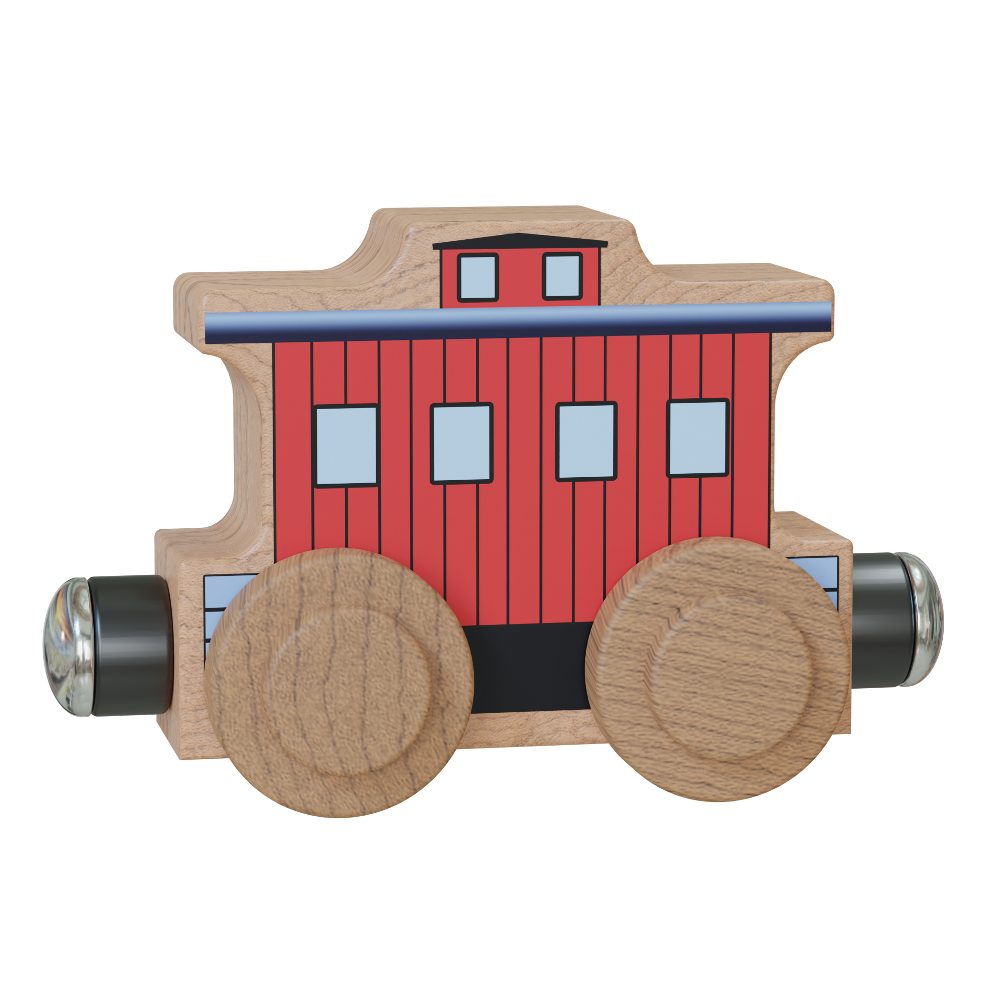 Wood Train Caboose IMPRINT 2