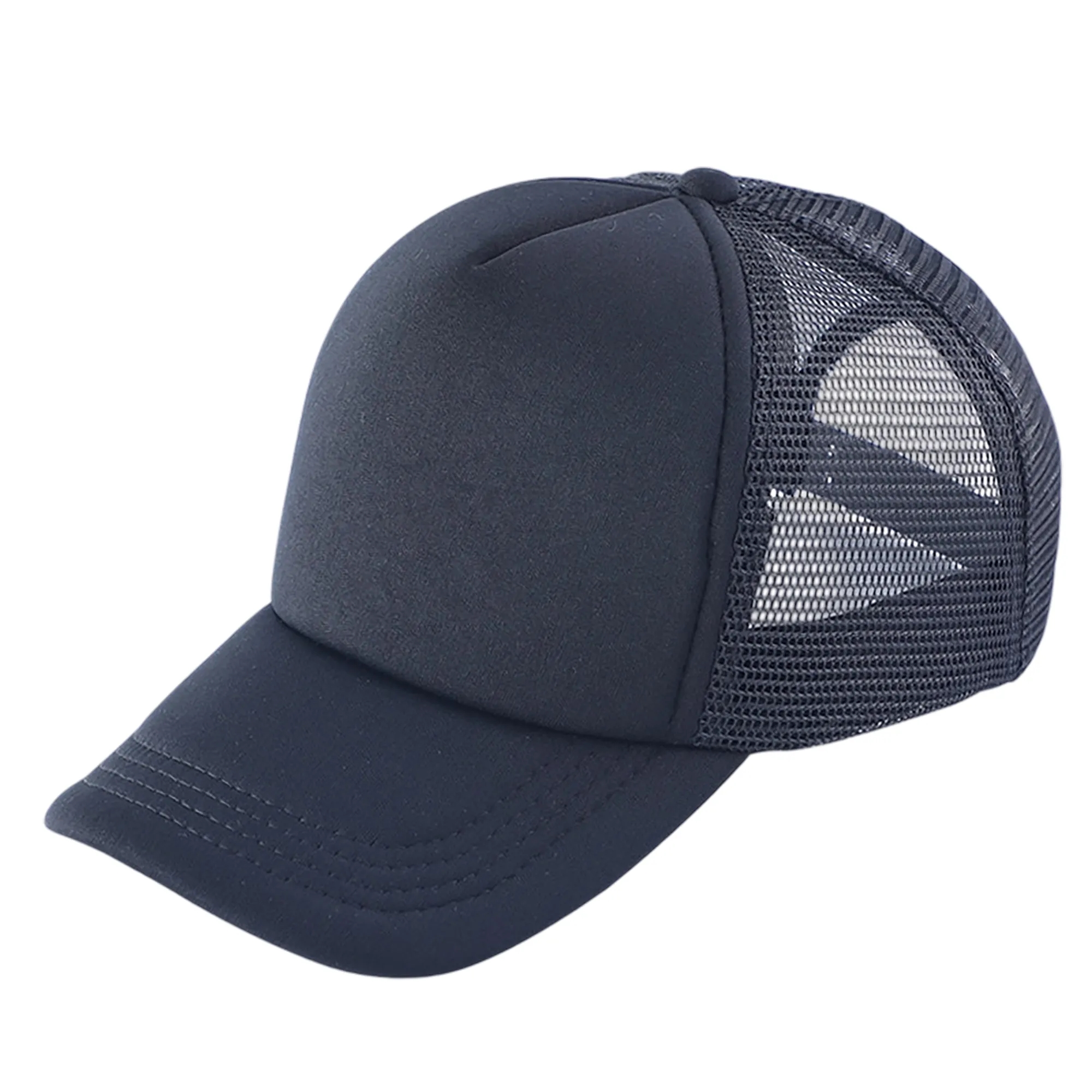 Mesh Back Five Panel Trucker Hat 1
