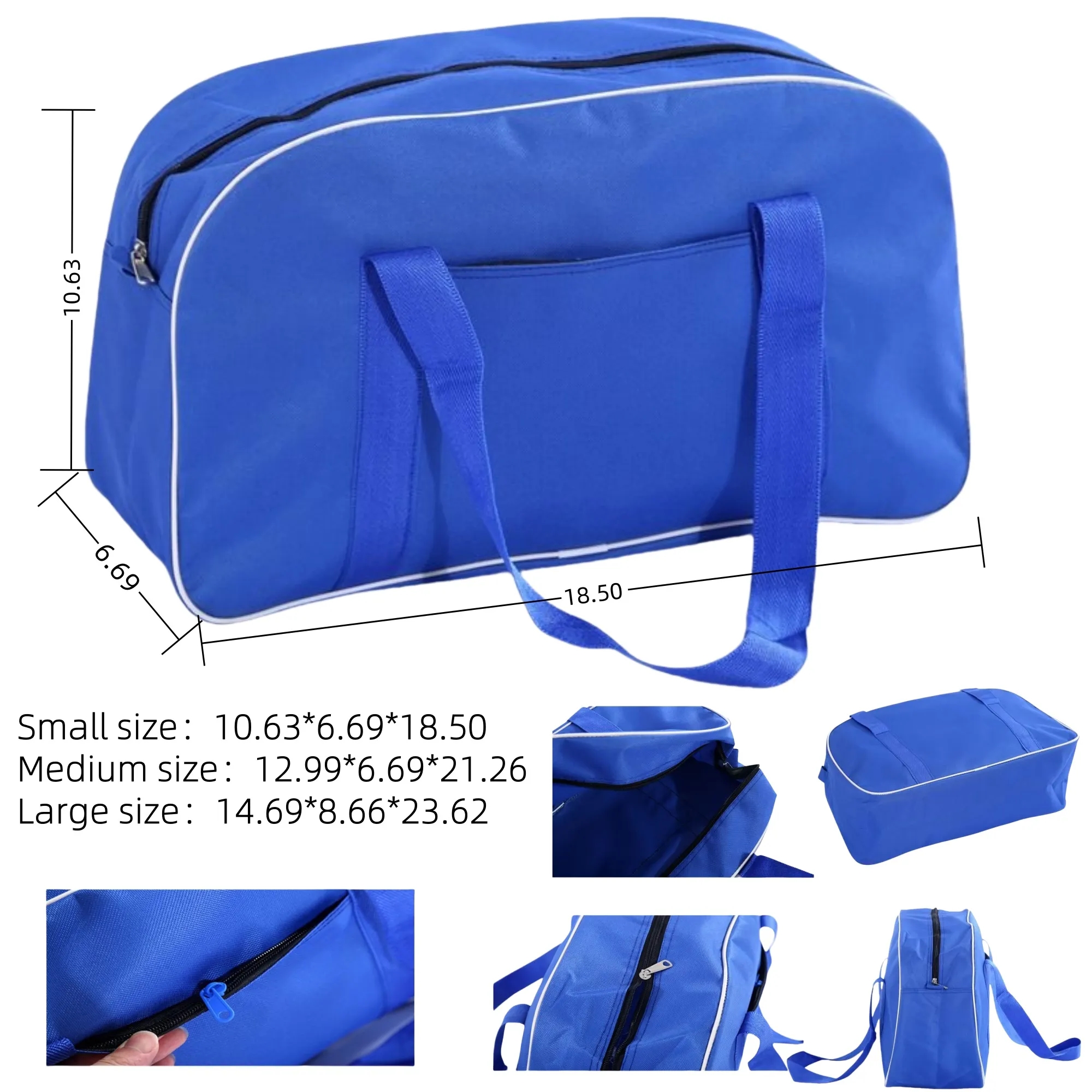 Travel bag with customizable logo 2