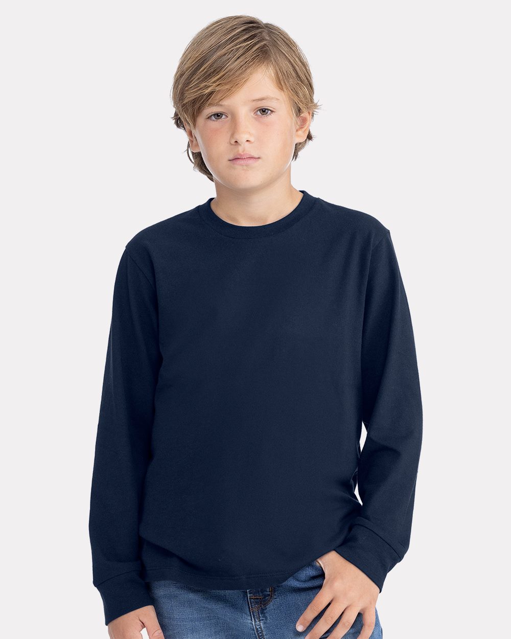 Youth Cotton Long Sleeve Tee - 3311 29