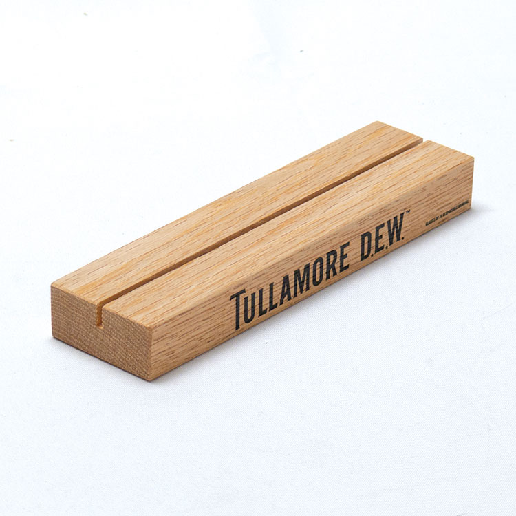 Countertop 2-Sided Chalkboard with Wood Base 8 5w x 11h