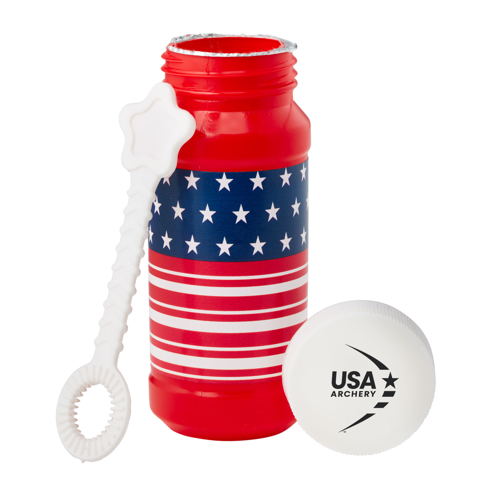 4 Oz. Patriotic Bubbles with Cap Imprint 16