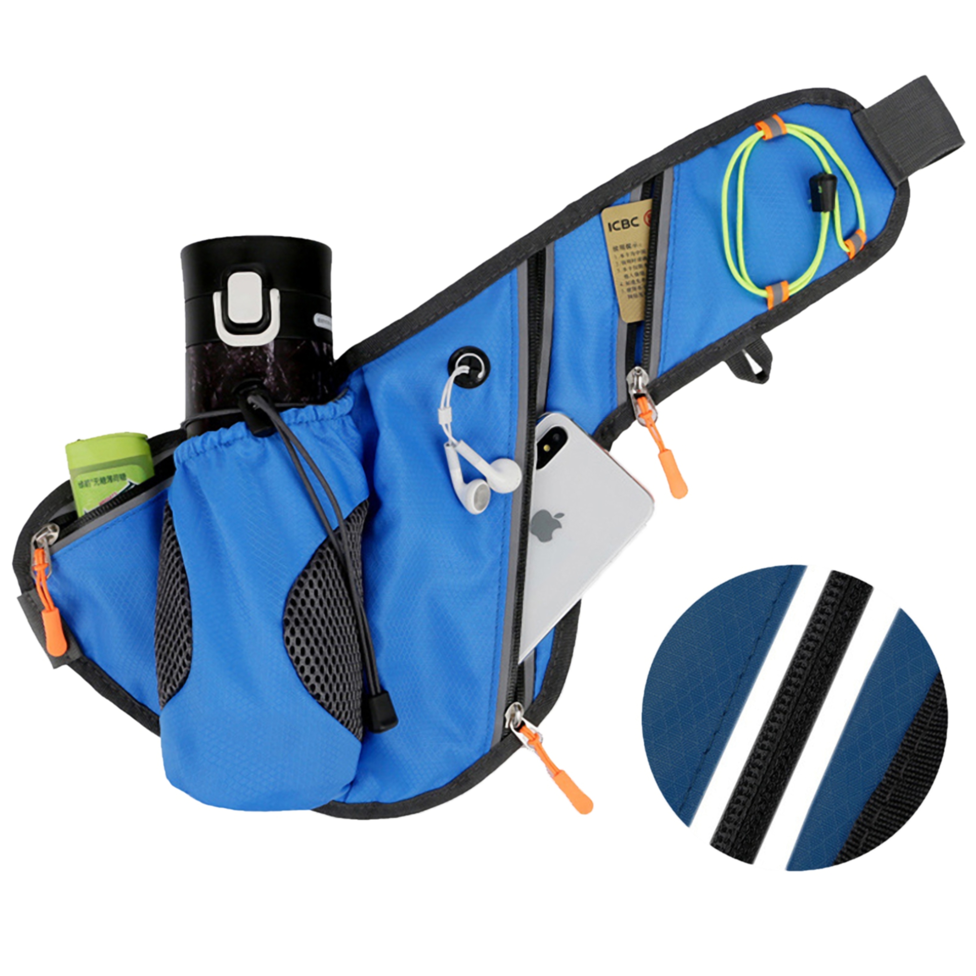 Running Waist Pack w/Water Bottle Holder 3