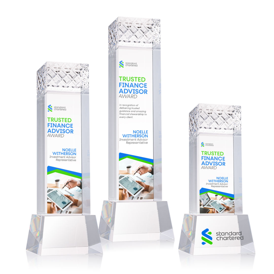 Velson VividPrint™ Award on Base - Clear